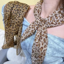 Y2K Retro Leopard Headscarf Women Girl High Quality Comfortable Fashion Headscarf Warm Versatile Party Scarf Exquisite Accessory