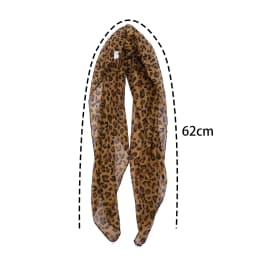 Y2K Retro Leopard Headscarf Women Girl High Quality Comfortable Fashion Headscarf Warm Versatile Party Scarf Exquisite Accessory