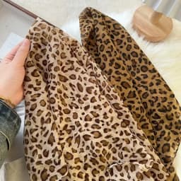 Y2K Retro Leopard Headscarf Women Girl High Quality Comfortable Fashion Headscarf Warm Versatile Party Scarf Exquisite Accessory