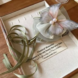 Neo Chinese Style Green Bow Butterfly Hair Claws Clips For Women Imitation Pearl Ribbon Tassel Grips Acrylic Shark Clip A-15