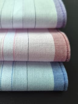 29CM/11.4-inch Cotton Jacquard Mini Handkerchief Universal Fashionable and Exquisite Decoration 6PCS, Thin Version
