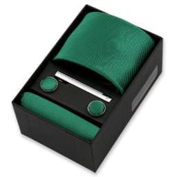 Men Tie Set Solid Color Pocket Square Gift Box Set Wedding Luxury Designer Necktie For Men Male Tie Clip Gravat Accessorise