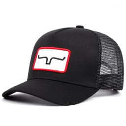 Simple symbol embroidered baseball cap Men's and women's outdoor sports event net cap duck cap American Trucker cap Hip hop tren