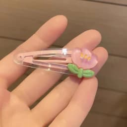 2pcs Cute Cartoon Duck Hair Clips Sweet Tulip Flower BB Hairpins for Girls Transparent Yellow Duckling Side Bangs Accessories