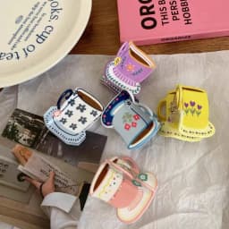1pc Sweet and Cute Dopamine Girl Coffee Cup Design Grade Creative Hair Grab Personalized Hair Accessories Hair Clip