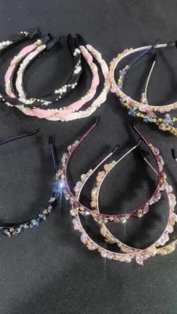 Luxury Crystal Beads Hair Bands Women Girls Headwear Tooth Elastic Headbands Shiny Hair Hoops Accessories