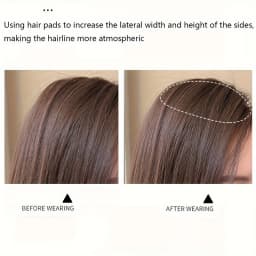 2pcs Fluffy Invisible Hair Clip for Volume Front Hairline Puff Cushion Perfect for Bun Styling Adding Women’s Hair Styling