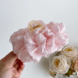 New Elegant Fabric Large Bubble Hair Clip for Womans Sense of Luxury Ponytail Shark Clip Fashion Girl Hair Clamp Hair Accessori