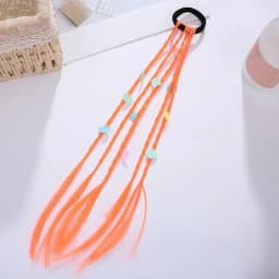 Women Girls Colorful Butterfly Wigs Hairclip Ponytail Holder Princess Bows Unicorn Braid Headwear Ornaments Hair Accessories