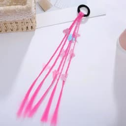 Women Girls Colorful Butterfly Wigs Hairclip Ponytail Holder Princess Bows Unicorn Braid Headwear Ornaments Hair Accessories