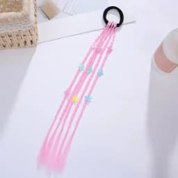 Women Girls Colorful Butterfly Wigs Hairclip Ponytail Holder Princess Bows Unicorn Braid Headwear Ornaments Hair Accessories