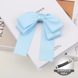 Wholesale 1Pc/lot Women's Bows Hairclip Solid Color sweet Bow Barrettes for College Girl Hairgrip for Hair Headwear Accessorries