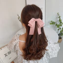 Wholesale 1Pc/lot Women's Bows Hairclip Solid Color sweet Bow Barrettes for College Girl Hairgrip for Hair Headwear Accessorries