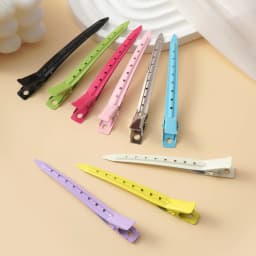 Metal Duckbill Clip Curly Hairpin Barrettes Hairstyle Hair Styling Clips Clamps Haircut Hairclip Tools Fluffy Hair Root Barrette