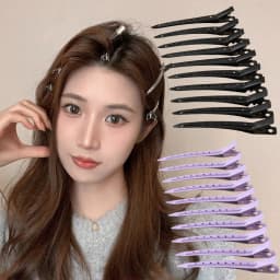 Metal Duckbill Clip Curly Hairpin Barrettes Hairstyle Hair Styling Clips Clamps Haircut Hairclip Tools Fluffy Hair Root Barrette