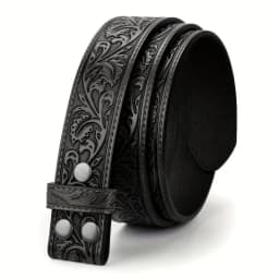 Genuine Leather retro men's and women's belt embossed pure cowhide retro nostalgic belts for women versatile jeans Western style
