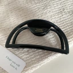 1pc France large hollow half round hair grab acetic acid hair grab clip clip shark clip hair accessories