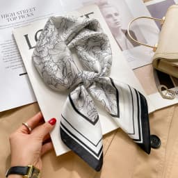 Luxury Horse Silk Shawl Square Scarf For Women Print Hijab Summer Wraps Neckerchief Female 70*70cm Handkerchief Bandana Girl
