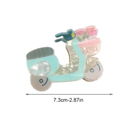1pc Cartoon Little Donkey Claw Clip Creative Resin Children's Hair Clip Transparent Acrylic Shark Clip