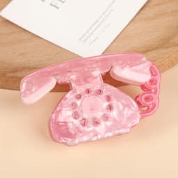 1pc Cartoon Little Donkey Claw Clip Creative Resin Children's Hair Clip Transparent Acrylic Shark Clip