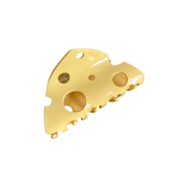 1 Pcs Women's Hair Claws Cheese Cute Kawaii Fashionable Trendy Hair Clips Personalized Creative Funny Hair Accessories Girl