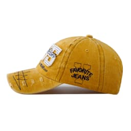 1985 Embroidery Ripped Baseball Cap Washed Distressed Patch Adjustable Dad Hat Vintage Lightweight Sunscreen Sports Hat