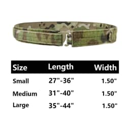 Tactical inner Belt Adjustable Men's Belt G-hook quick release Buckle Belt