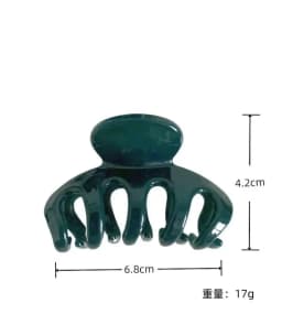 Fashion Women Hair Claw Elegant Colorful Solid Color Claw Clip Girls Hair Barrettes 7cm Hair Clips Hairs Accessories 2025 New