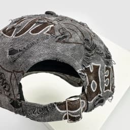 New Unisex American Vintage Letter Personal Baseball Hats Breathable Broken Style Sunshade Peaked Caps Versatile Fashion Street