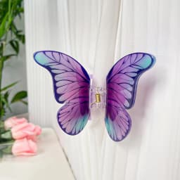 1 simulated butterfly grab clip temperament hairpin coiffit Shark clip high-grade hair accessories