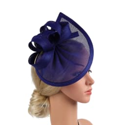 New Cocktail Tea Party Fascinator Headband Vintage Kentucky Derby Bowknot Fascinators for Wedding Women