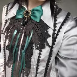Lolita Black Lace Bow Ties Court Style Elegant Fashion Women's Dress Shirt Bowtie Anime Cosplay Accessories Detachable Collars