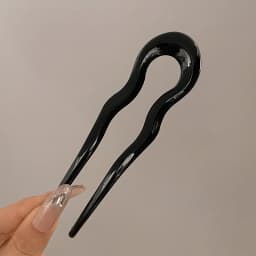 U-Shaped Hair Fork Fashion Tortoiseshell Acetate Acrylic Hairpin Geometric Design Headwear Hair Sticks Women Girls