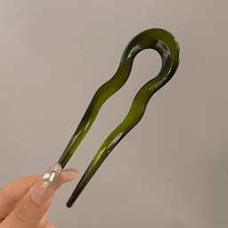 U-Shaped Hair Fork Fashion Tortoiseshell Acetate Acrylic Hairpin Geometric Design Headwear Hair Sticks Women Girls