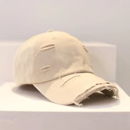 Cotton Washed Hole Baseball Caps for Men Women Hat Unisex-Teen Hip Hop Snapback Peaked Cap Visor Sun Hats Trucker Bone Dad Hat
