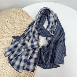 2025 British Style 100% Cotton Scarf Retro Plaid Women Shawls And Wraps Lady Travel High Quality Large Vintage Scarves 75x180cm