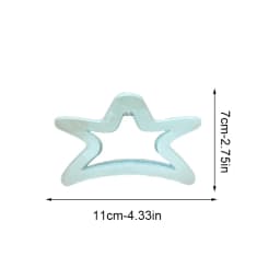 1/4pcs new fresh sweet large star clip blue atmosphere bow tie shark clip hair accessory female