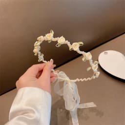 1Pcs Fashion Ribbon Bow Tassel Flower Hairbands Hair Hoops For Women Girls Party Hair Accessories