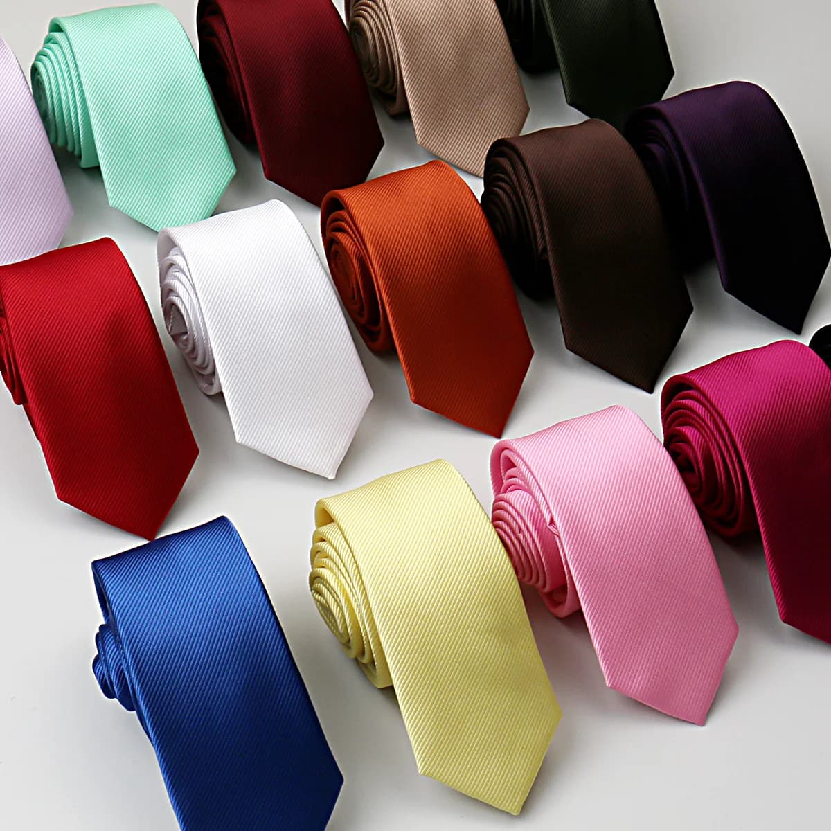 Novelty Luxury Elegant 6cm Neck Ties Solid Color Waterproof Tie Bussiness Wedding Party Gifts For Men Classic Suit Accessories
