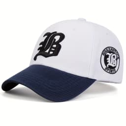 Unisex Gothic Letter FLB Embroidery Baseball Caps Spring and Autumn Outdoor Adjustable Casual Hats Sunscreen Hat Sports Cap