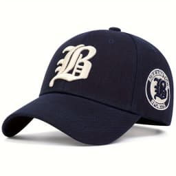 Unisex Gothic Letter FLB Embroidery Baseball Caps Spring and Autumn Outdoor Adjustable Casual Hats Sunscreen Hat Sports Cap