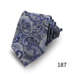 36 Color Men Ties Luxury Paisley Necktie Business Banquet Tie For Man Fashion Blue Vintage Slim Skinny Wedding Gravatas Gifts