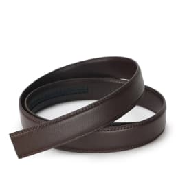 Men's Automatic Ratchet Belt Replacement Belt 3.5cm Genuine Leather Belt without Buckle for 4cm Automatic Buckle Combo Belt