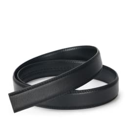 Men's Automatic Ratchet Belt Replacement Belt 3.5cm Genuine Leather Belt without Buckle for 4cm Automatic Buckle Combo Belt