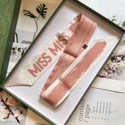 Nordic Tarot New Plain Hand-painted Letters Women's Decorative Streamer Tied Bag Ribbon Small Scarf Wholesale Bags for Women