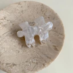 1pc New Korean style hair clip puzzle shaped gripper, small shark clip, high-end block gripper