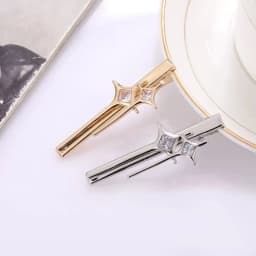 Personality Sweet Cool Spice Girl y2k Stars hair clip niche edge clip ins cool wind all hair accessories advanced sense bangs cl