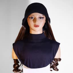 [High-quality mercerized cotton] New style fake collar shirt cover modal fake collar scarf solid color bottoming shirt cover