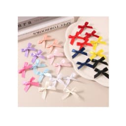 7-56PCS Multi-color Ribbon 4cm Bow Hair Clip Ballet Style Sweet Duckbill Clip Side Clip Dopamine Hair Braiding Headwear