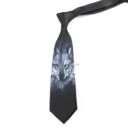 Men's Vintage Imitation Silk Ties 8cm Animal Mathematical Formula Architecture Retro Printing Necktie Party Suit Shirt Accessory